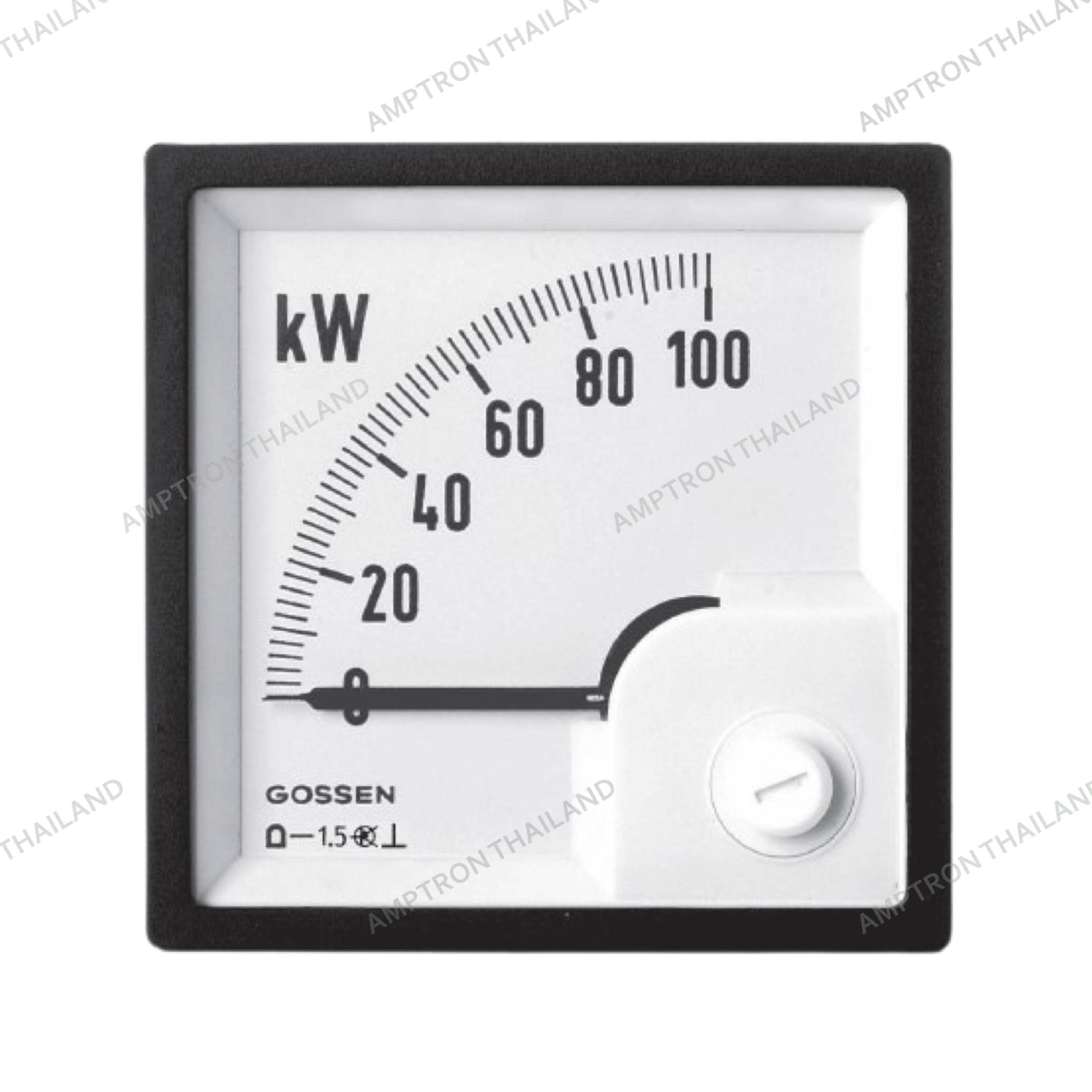 Moving-Coil Panel Meters with built in Power  Converter for act./react. Power (DLMQB)